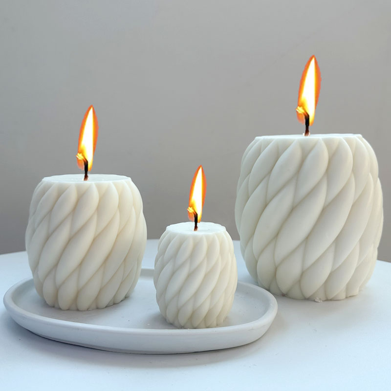 Soap Making Additives - 3D 회전 빗방울 실리콘 양초 금형