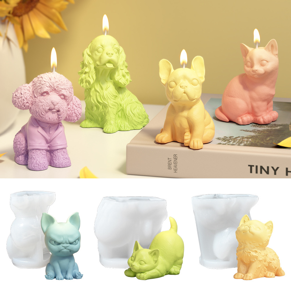 Soap Making Scents - 향기 양초에 대한 앉아 래브라도 강아지