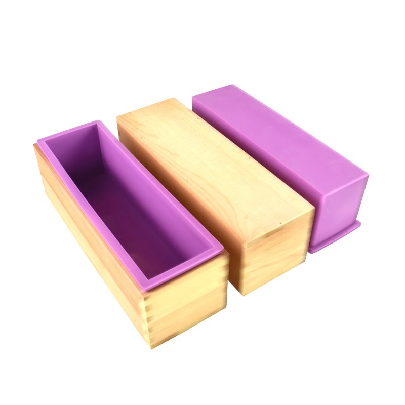 Soap Making Book - 유연한 실리콘 비누 몰드 직사각형 로프