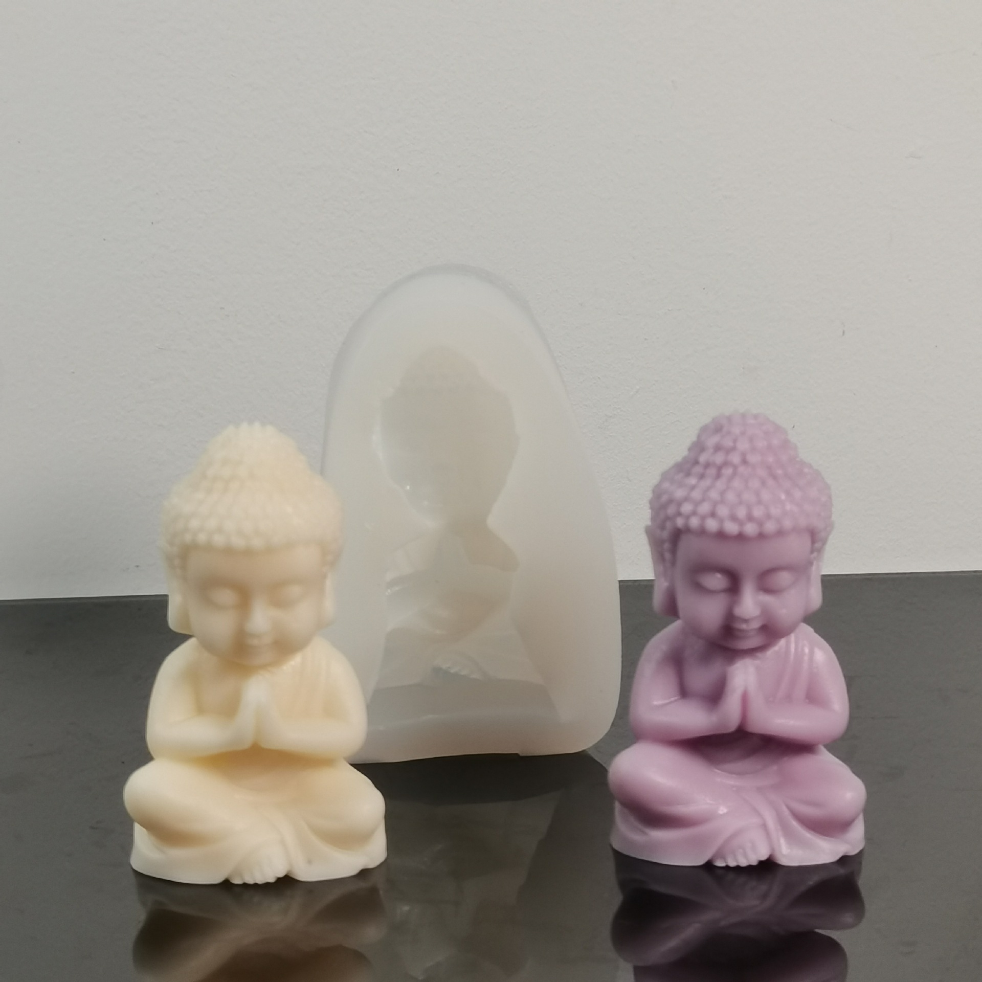 Soap Making Scents - 3D Maitreya 실리콘 캔들 몰드 DIY