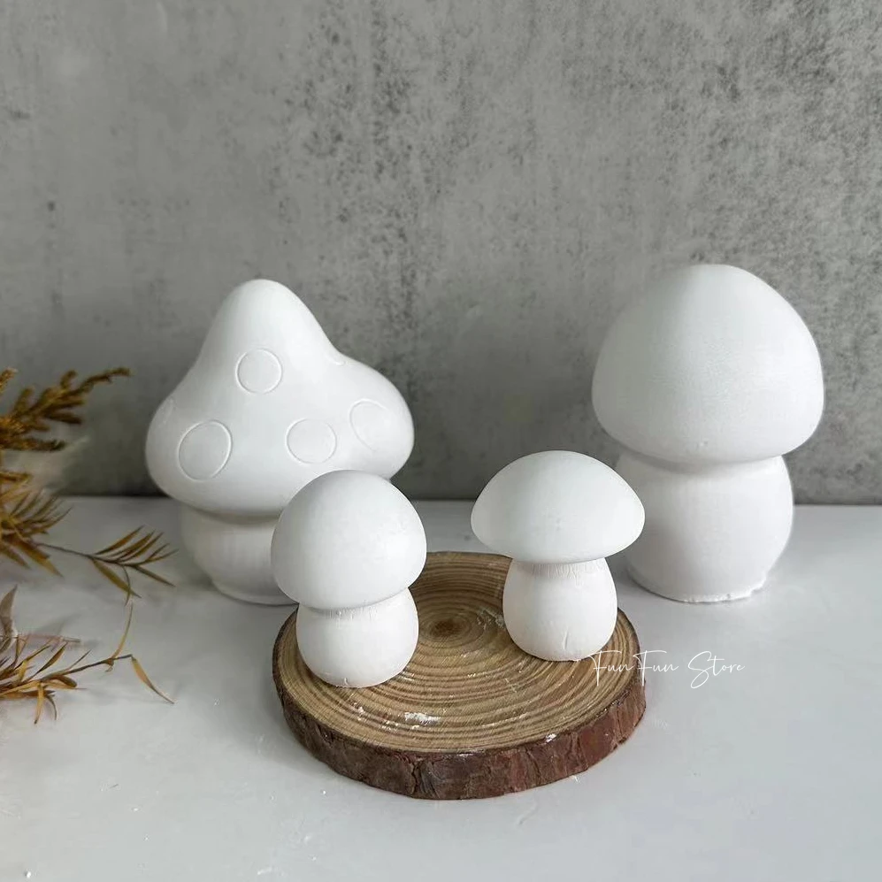 Soap Making Scents - 3D 버섯 양초 실리콘 금형 크리스탈