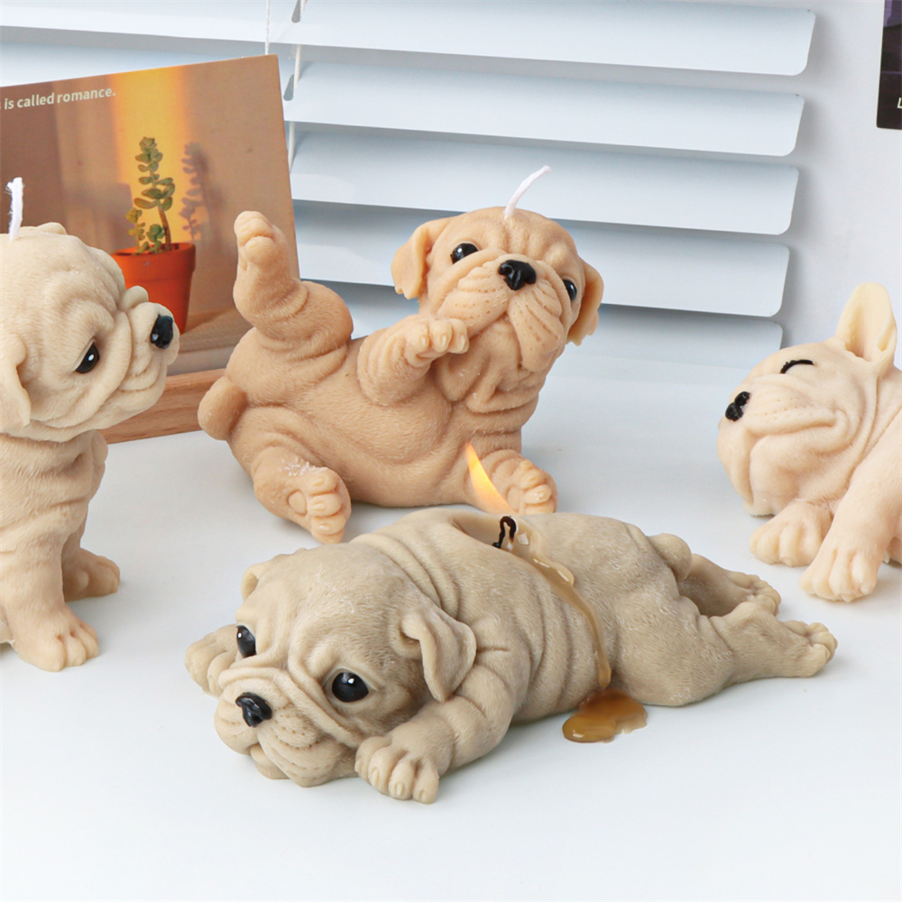 3D 개 실리콘 양초 금형 샤 페이 강아지 향기로운 석 - Soap Making Additives 리뷰 및 가격