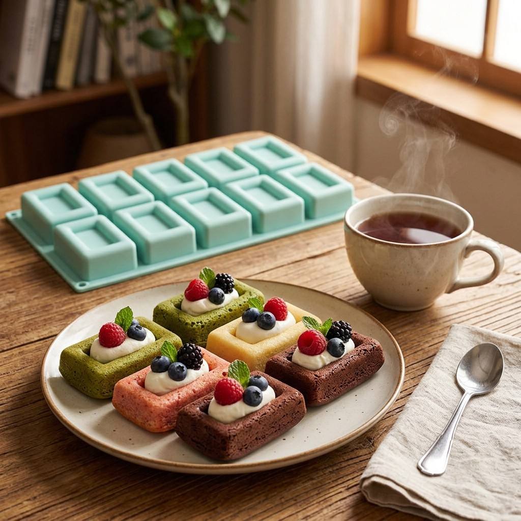 논스틱 10홀 직사각형 실리콘 베이킹 몰드 유연한 테두 - Soap Making Instructions 리뷰 및 가격
