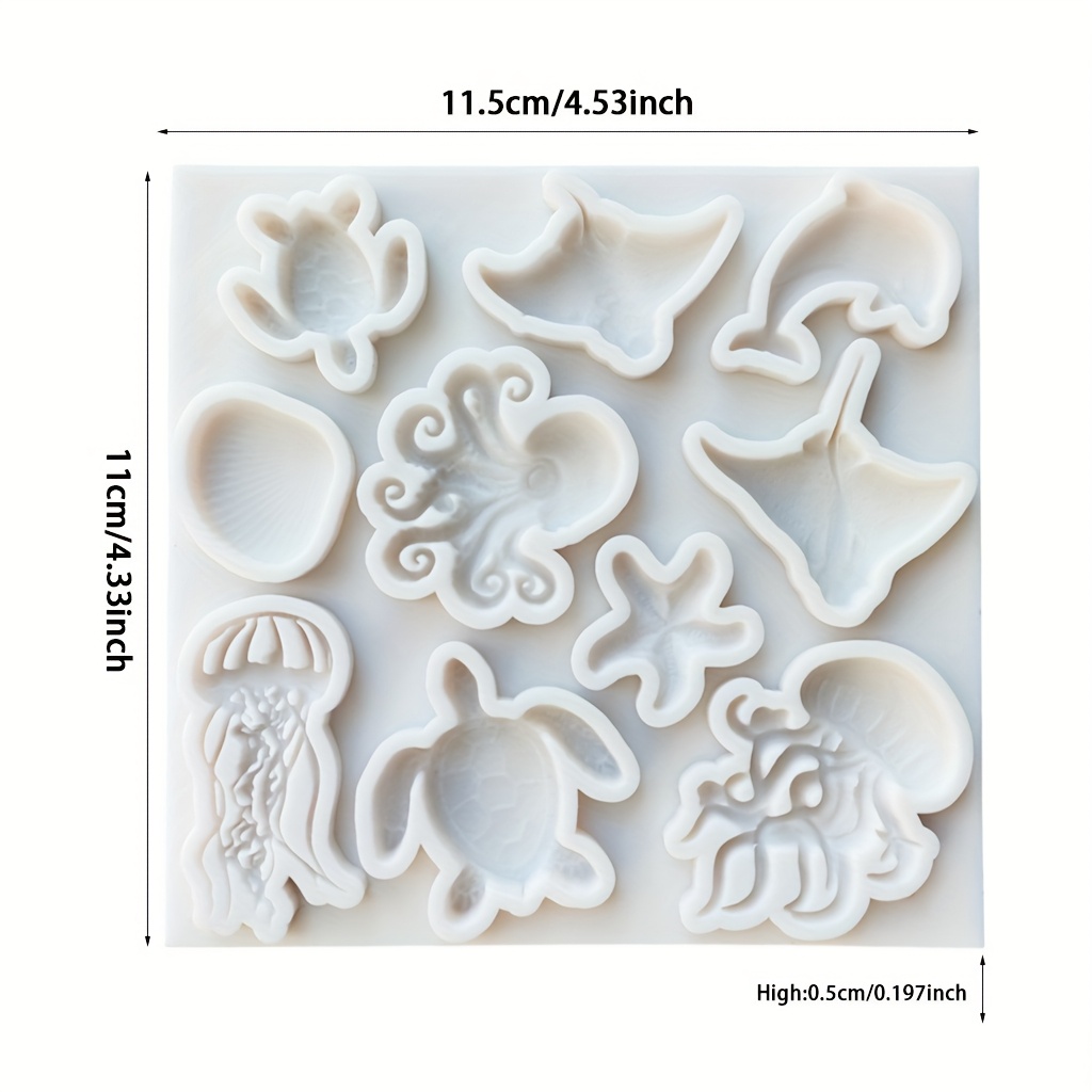 바다 동물 실리콘 몰드 문어 해파리 돌고래 거북이 퐁당 - Soap Making Book 리뷰 및 가격