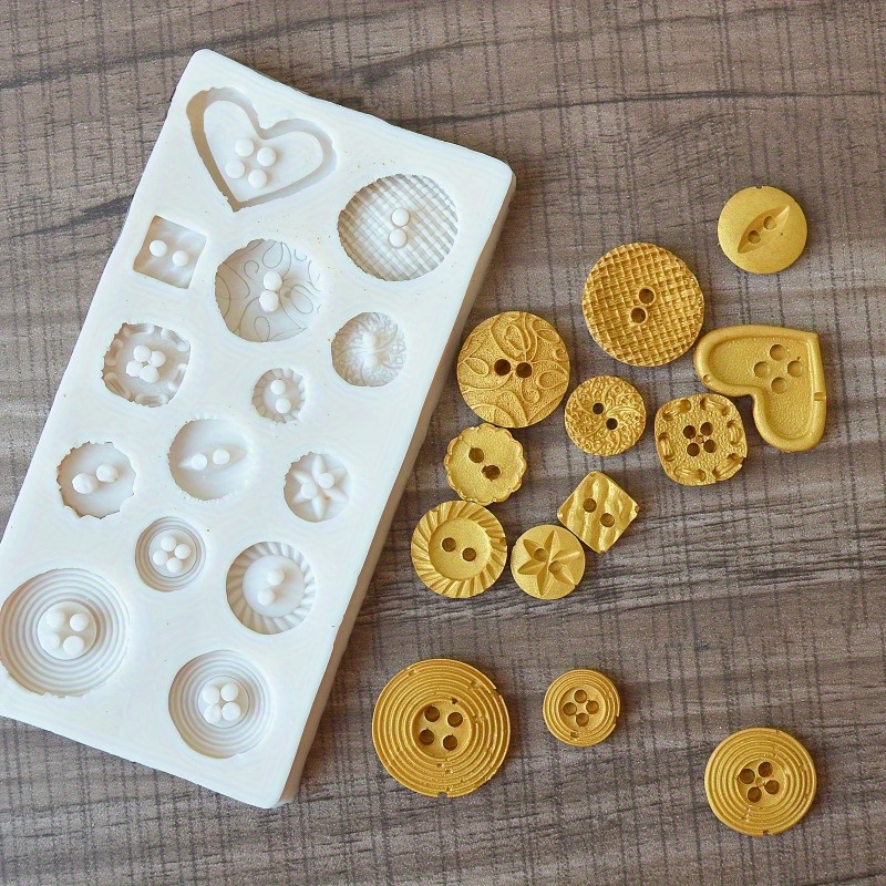 버튼 모양 실리콘 몰드 비누 및 양초 장식 도구용 실리 - Soap Making Handmade 리뷰 및 가격