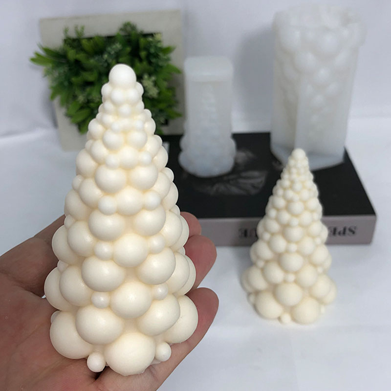 버블 크리스마스 트리 실리콘 캔들 몰드 수제 향기 캔들 - Soap Making Additives 리뷰 및 가격