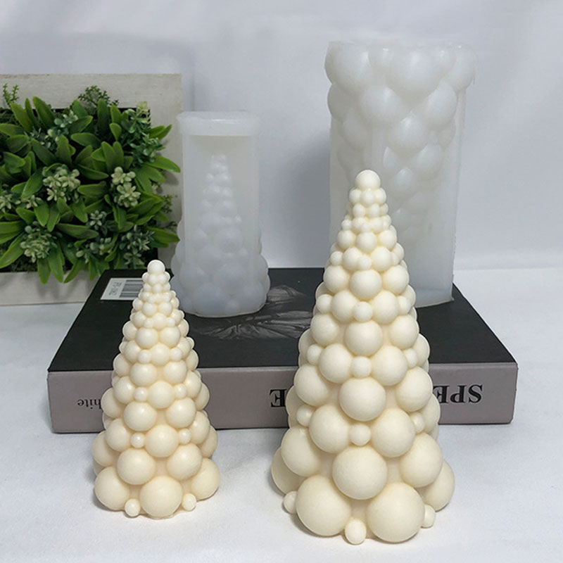 버블 크리스마스 트리 실리콘 캔들 몰드 수제 향기 캔들 - Soap Making Additives 리뷰 및 가격