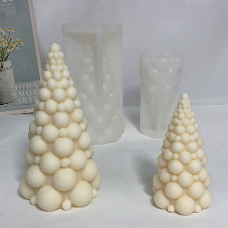 버블 크리스마스 트리 실리콘 캔들 몰드 수제 향기 캔들 - Soap Making Additives 리뷰 및 가격