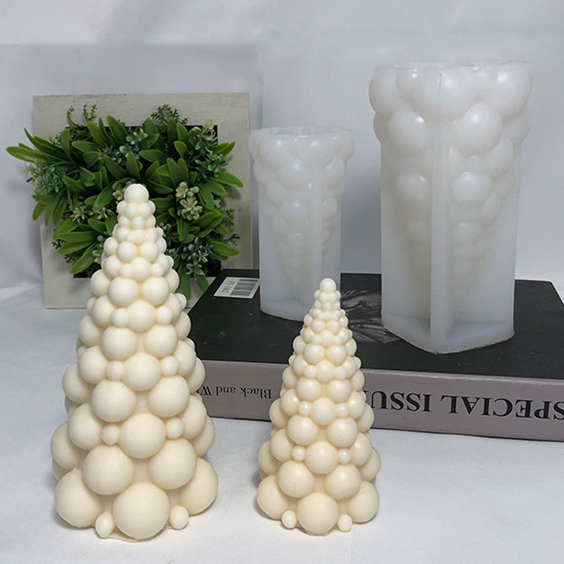 버블 크리스마스 트리 실리콘 캔들 몰드 수제 향기 캔들 - Soap Making Additives 리뷰 및 가격