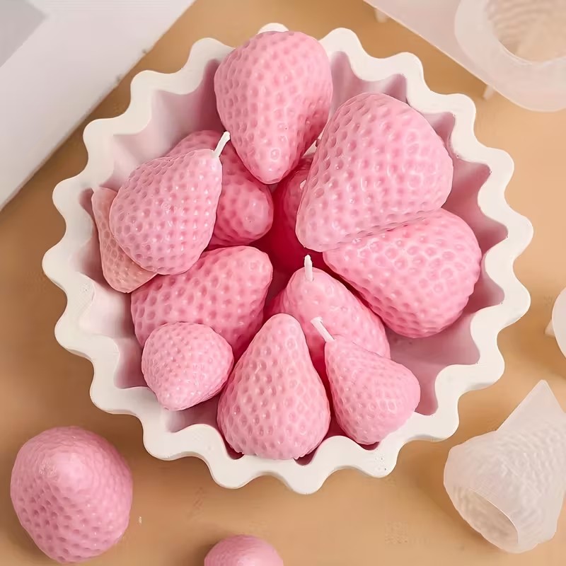 DIY 아로마테라피 비누 레진 공예용 딸기 실리콘 캔들 - Soap Making Handmade 리뷰 및 가격