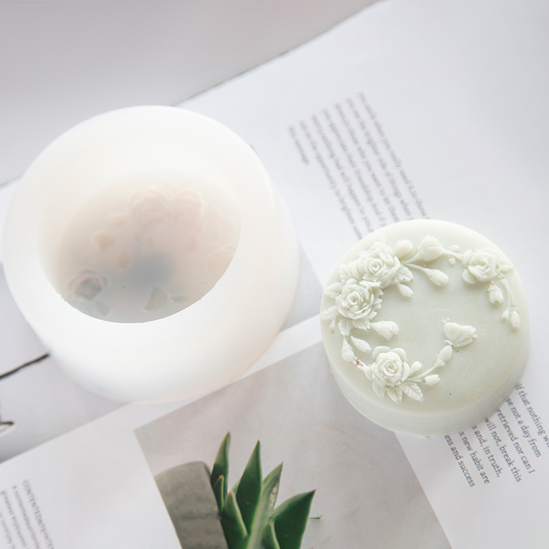 둥근 모양 장미 꽃 수제 비누 실리콘 금형, 모란 장미 - Soap Making Scents 리뷰 및 가격