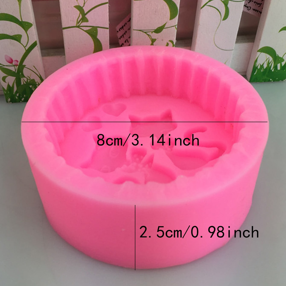 1피스 실리콘 고양이 비누 몰드 - 원형 DIY 양초  - Soap Making Instructions 리뷰 및 가격
