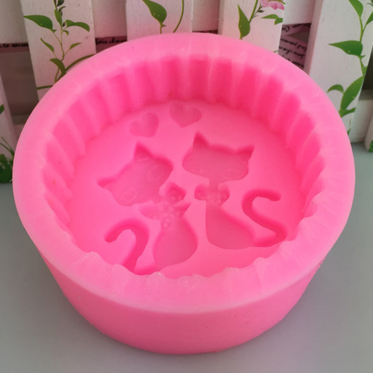 1피스 실리콘 고양이 비누 몰드 - 원형 DIY 양초  - Soap Making Instructions 리뷰 및 가격
