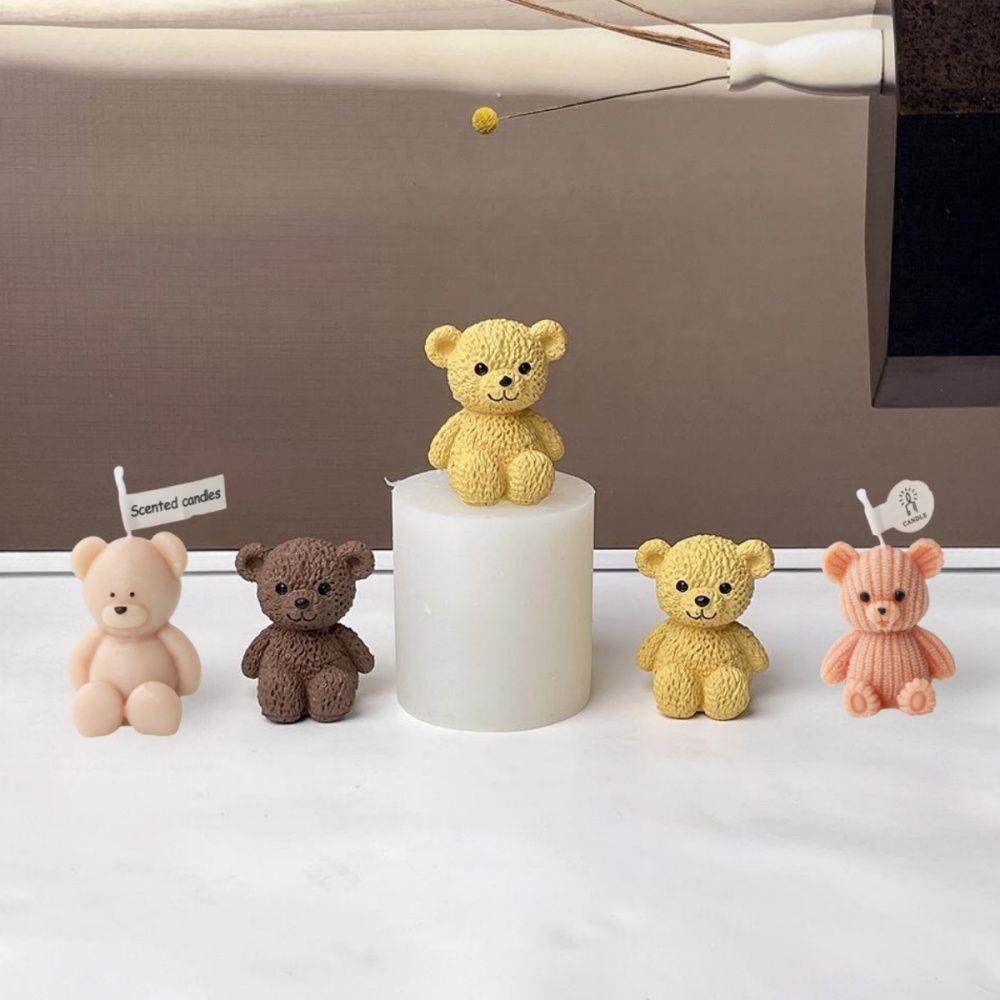 3D 귀여운 곰 양초 금형 만들기 미니 테디 베어 향기 - Soap Making Scents 리뷰 및 가격