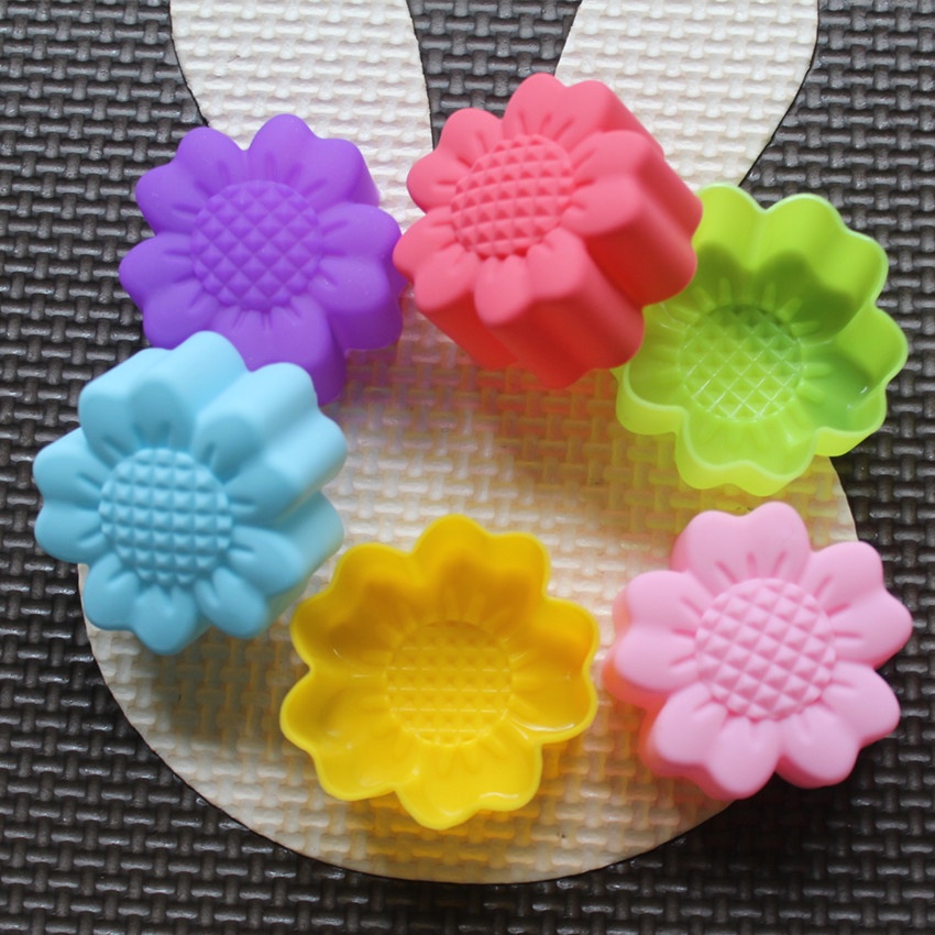 6개 세트, 눌어붙지 않는 꽃 모양 실리콘 몰드, 초콜 - Soap Making Handmade 리뷰 및 가격
