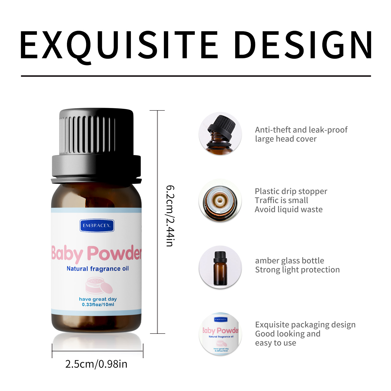 10ml 베이비 파우더 향 오일, 오래 지속되는 향기로 - Soap Making Scents 리뷰 및 가격