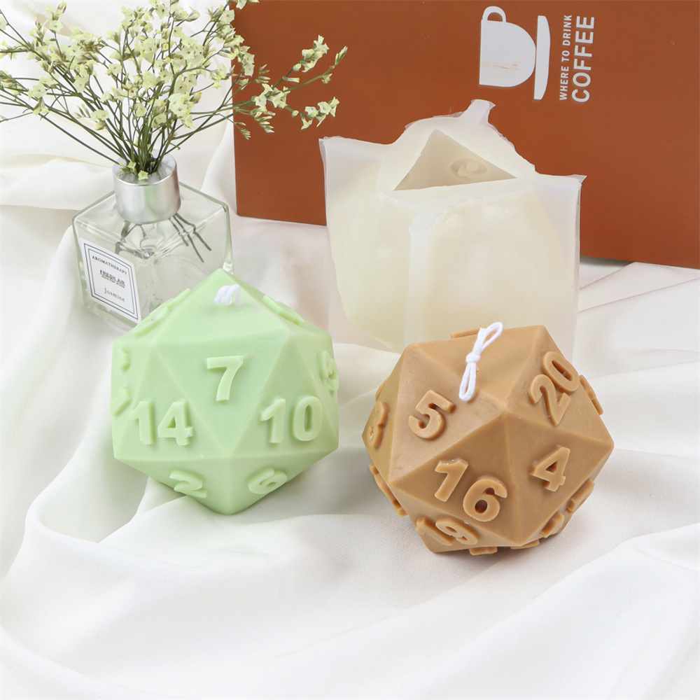 대형 실리콘 다면체 주사위 양초 금형 향기로운 비누 에 - Soap Making Additives 리뷰 및 가격