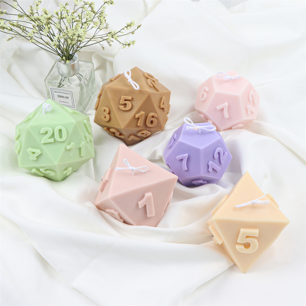 대형 실리콘 다면체 주사위 양초 금형 향기로운 비누 에 - Soap Making Additives 리뷰 및 가격