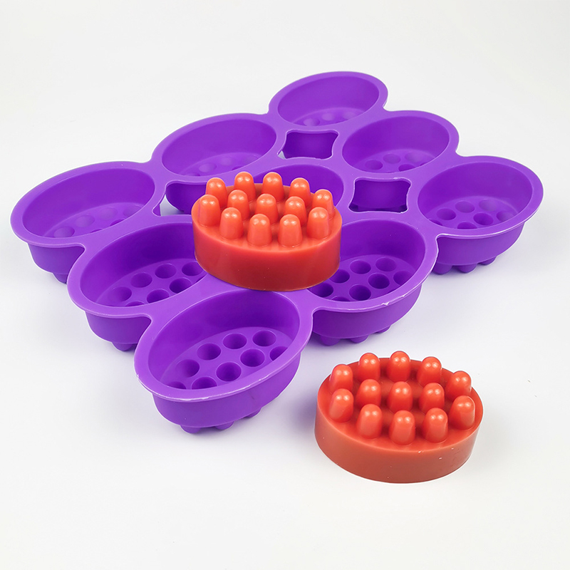 새로운 # 3D 실리콘 비누 몰드, 마사지 모양 몰드, - Soap Making For Beginners 리뷰 및 가격