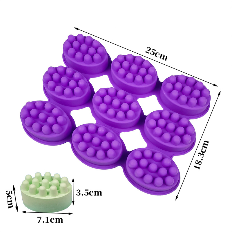 새로운 # 3D 실리콘 비누 몰드, 마사지 모양 몰드, - Soap Making For Beginners 리뷰 및 가격
